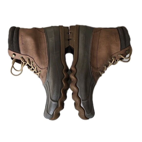 Sperry Brewster Duck Boots Men's Brown Waterproof Casual STS14140 Size 8.5 - Picture 6 of 10